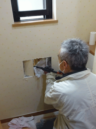 デニムのアクセントクロスでヴィンテージ感UP 目黒区N様邸 デニムのアクセントクロスでヴィンテージ感UP 目黒区N様邸